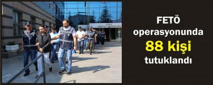 Bolu'da 88 kii tutuklu