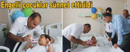 Engelli ocuklar snnet ettirildi