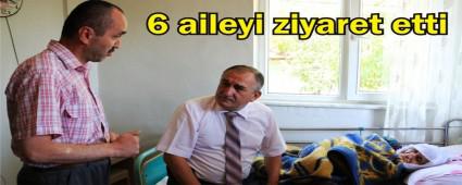 Bakan Ylmaz hasta ziyaretlerine devam ediyor