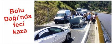 Bolu Da'nda feci kaza