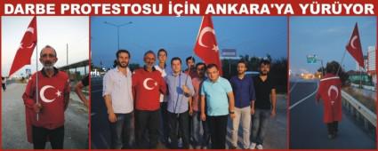 Darbe protestosu iin Ankara'ya yryor