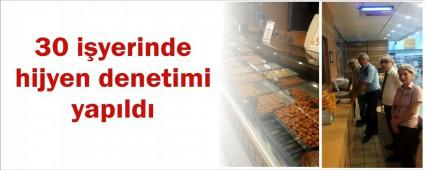 Bolu'da 30 iletmeye hijyen denetimi