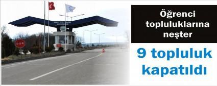 RENC TOPLULUKLARI KAPATILDI