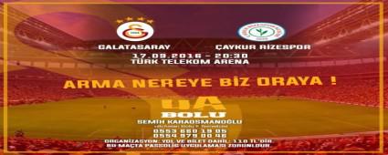 ultrAslan Bolu, Rize mana gidiyor