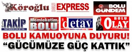 KAMUOYUNA NEMLE DUYURULUR