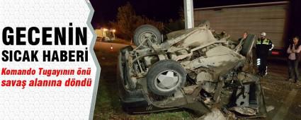 GECE YARISI BYK KAZA