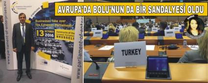 AVRUPA'DA BOLU'NUN DA BR SANDALYES OLDU