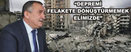 YILMAZ; DEPREM FELAKETE DNTRMEMEK ELMZDE