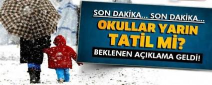 BOLU'DA OKULLAR TATL M?