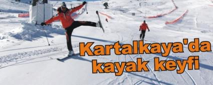 Kartalkaya'da kayak keyfi
