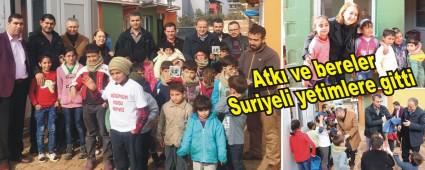 Atk ve bereler Suriyeli yetimlere gitti