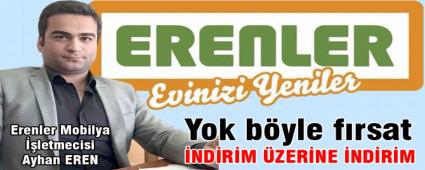Erenler Mobilyadan indirim zerine indirim