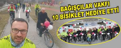 Balar Vakf 10 bisiklet hediye etti