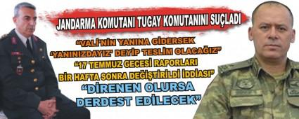 JANDARMA KOMUTANI TUGAY KOMUTANINI SULADI