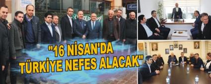 "16 NSAN'DA TRKYE NEFES ALACAK"