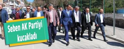 Seben AK Partiyi kucaklad