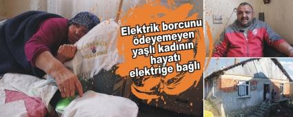 Elektrik borcunu deyemeyen yal kadnn hayat elektrie bal