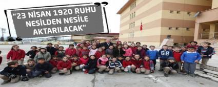 YILMAZ: 23 NSAN 1920 RUHU NESLDEN NESLE AKTARILACAK