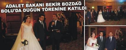 ADALET BAKANI BEKR BOZDA BOLU'DA DN TRENNE KATILDI