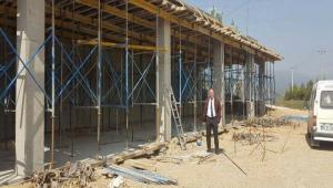 Takesti'ye yeni itfaiye garaj yaplyor