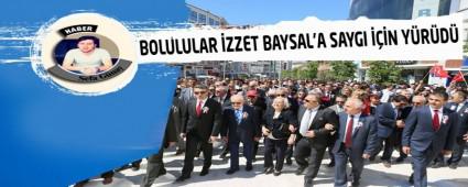BOLULULAR ZZET BAYSAL'A SAYGI N YRD