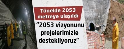 Tnelde 2053 metreye ulald