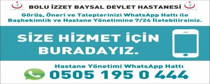 DEVLET HASTANESNDE WHATSAPP ZM HATTI