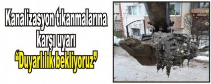 Kanalizasyon tkanmalarna kar uyar