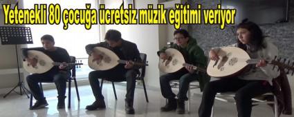 Yetenekli 80 ocua cretsiz mzik eitimi veriyor
