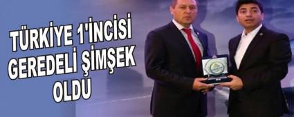 TRKYE 1'NCS GEREDEL MEK OLDU