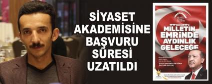 SYASET AKADEMSNE BAVURU SRES UZATILDI