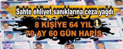 Sahte ehliyet sanklarna ceza yad