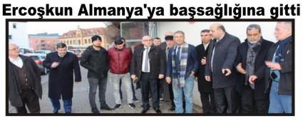 Ercokun Almanya'ya basalna gitti