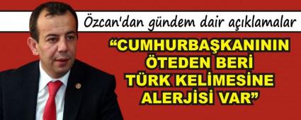 CUMHURBAKANININ TEDEN BER TRK KELMESNE ALERJS VAR