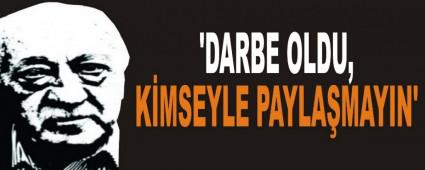 'DARBE OLDU, KMSEYLE PAYLAMAYIN'