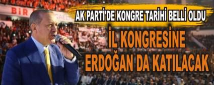 AK PART'DE KONGRE TARH BELL OLDU