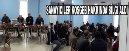 SANAYCLER KOSGEB HAKKINDA BLG ALDI