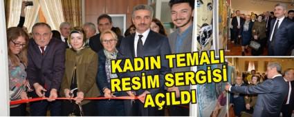 KADIN TEMALI RESM SERGS AILDI