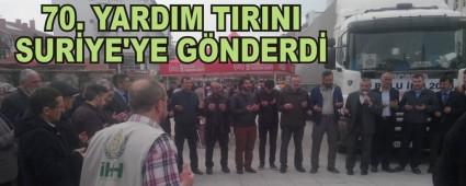 70. YARDIM TIRINI SURYE'YE GNDERD