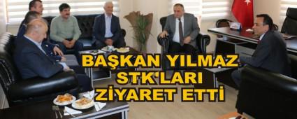 BAKAN YILMAZ STK'LARI ZYARET ETT