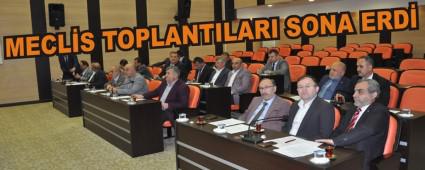 Meclis toplantlar sona erdi