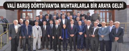 VAL BARU DRTDVAN'DA MUHTARLARLA BR ARAYA GELD