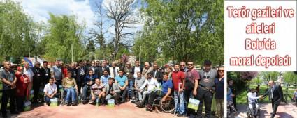 Terr gazileri ve aileleri Bolu\'da moral depolad