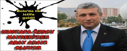 Bolu\'da ilk istifa geldi!