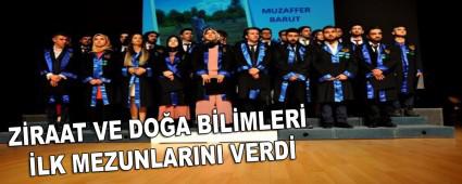       ZRAAT VE DOA BLMLER LK MEZUNLARINI VERD