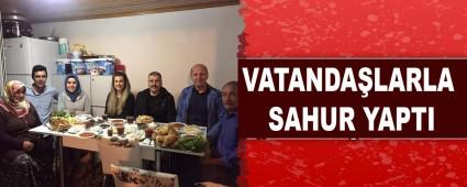 VATANDALARLA SAHUR YAPTI