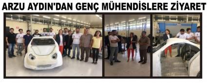 ARZU AYDIN\'DAN GEN MHENDSLERE ZYARET