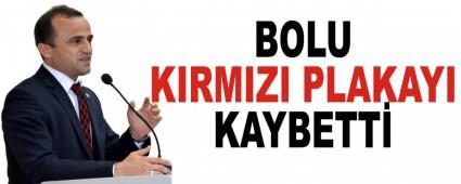 BOLU KIRMIZI PLAKAYI KAYBETT