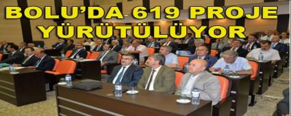 BOLU\'DA 619 PROJE YRTLYOR