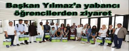 Bakan Ylmaz\'a yabanc rencilerden ziyaret
